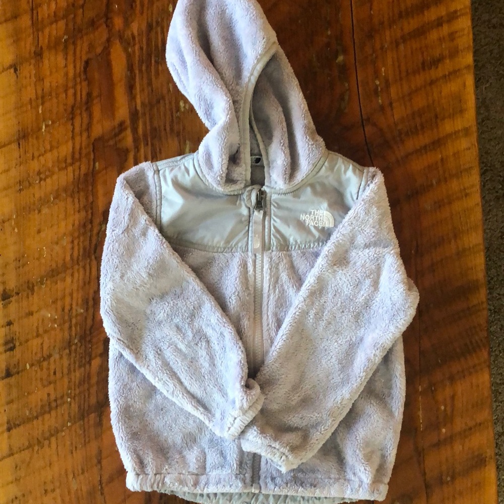 Good used condition Girls north face fleece jacket